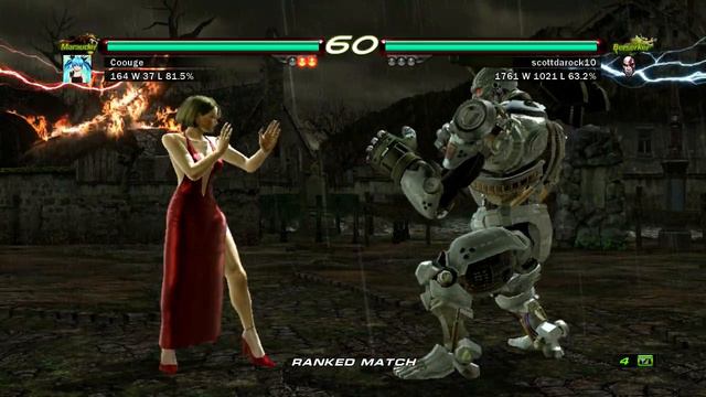 212 - Tekken 6 - Coouge (Anna Williams) vs scottdarock10 (Jack-6) смотреть онлайн