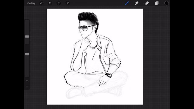 basharsouhil | Procreate, iPad Pro 9.7, Pencil (Drawing Demo) смотреть онлайн