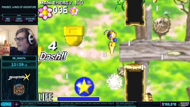 Pinobee: Wings of Adventure by Mr_Shasta in 19:21 - Awesome Games Done Quick 2021 Online смотреть онлайн
