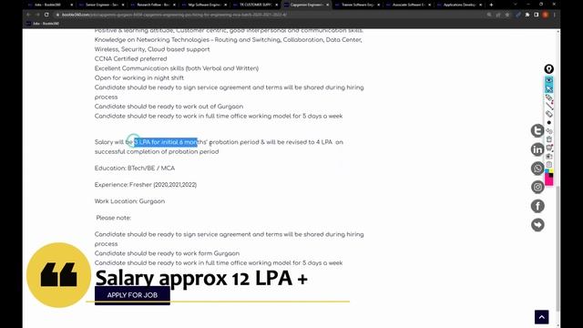Microsoft| Oracle IS HIRING Freshers???? | FRESHER JOBS | JOBS? 12 LPA+ ??? | JOBS IN#INDIA смотреть онлайн