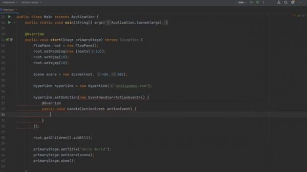 JavaFX Hyperlink | Урок по JavaFX Hyperlink #java #javafx #javaswing