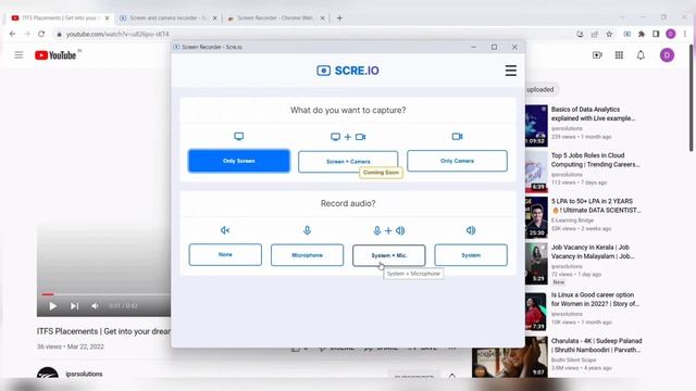 How to record your screen? | scre.io - Best screen recorder Extension for Chrome & Edge | English смотреть онлайн