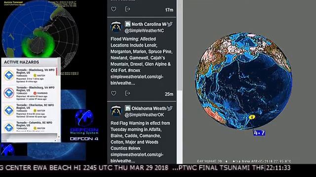 News Earthquakes Space Weather Storm Warnings Tornado Watches Syria DefCon Air strikes смотреть онлайн