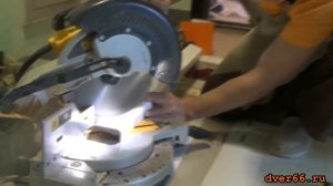 Установка наличников без гвоздей с запилом под 45 градусов