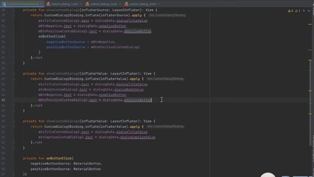Custom Popup Dialog Kotlin Android Studio with View Binding смотреть онлайн