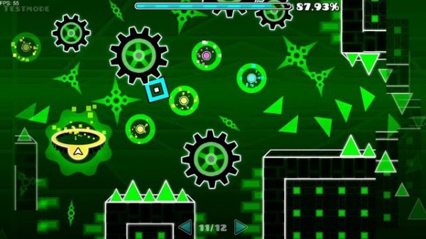 Supersonic 12%-28%+93%-100% В GD(Geometry Dash)