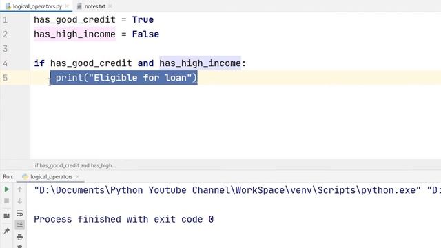10. Operators in Python - Logical Operators смотреть онлайн