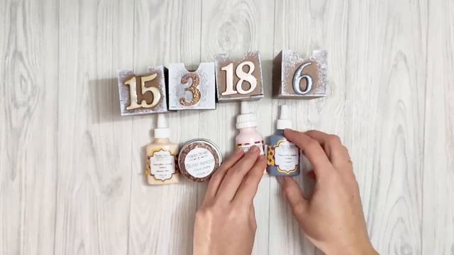 Адвент календарь, мастер-класс. Advent Calendar, Tutorial смотреть онлайн