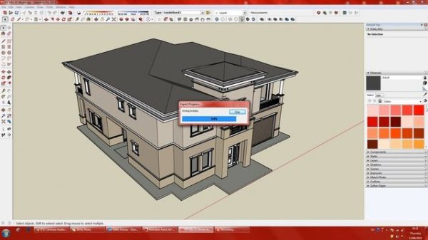Export 3D Model from SketchUp to 3D Pdf