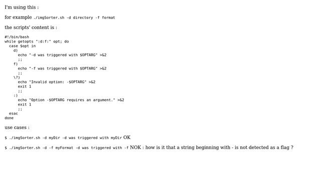 How to properly parse shell script flags and arguments using getopts? смотреть онлайн