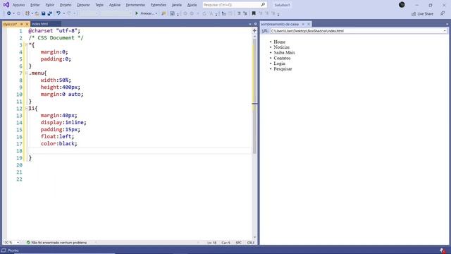 Aplicando sombra com Html & Css | Text & Box shadow смотреть онлайн