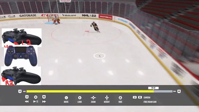 NHL22 Лучший финт!! Как делать прокидку шайбы себе с разворотом #nhl #nhl22