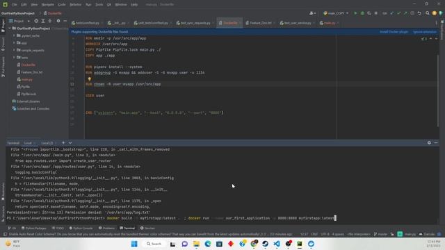 [Errno 13] Permission denied Docker in Windows смотреть онлайн