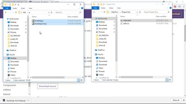 How to Install Bootstrap and jQuery | Bangla смотреть онлайн