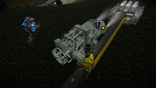 Space Engineers Time Lapse Series: Building A Space Elevator - Making A Scout Ship To Find Ore EP15 смотреть онлайн