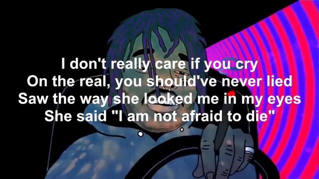 I don't really care if you cry lyrics in words смотреть онлайн