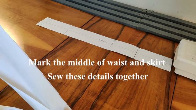 Sewing bridal skirt, tutorial. Skirt with split, digital printable pattern. DIY long skirt смотреть онлайн