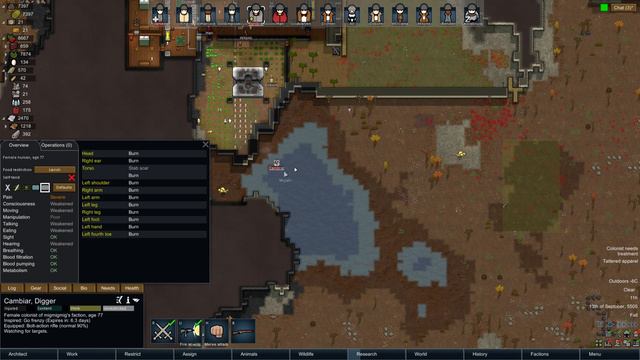 RimWorld Multiplayer Coop - Live/4k/UHD - E070 Odds on if we'll be struggling when the snows fall? смотреть онлайн