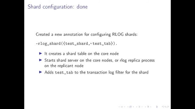 Rlog (Async Mnesia DB replication) project updates смотреть онлайн