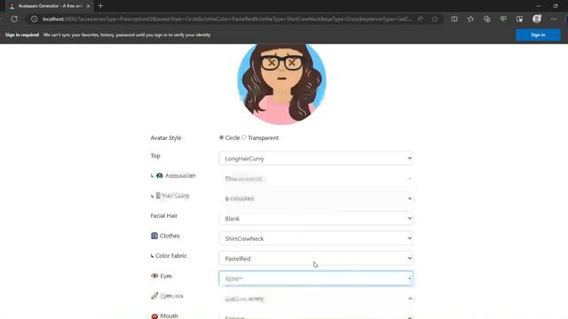 Final Year Projects FYP Reactjs Avatar creator project смотреть онлайн