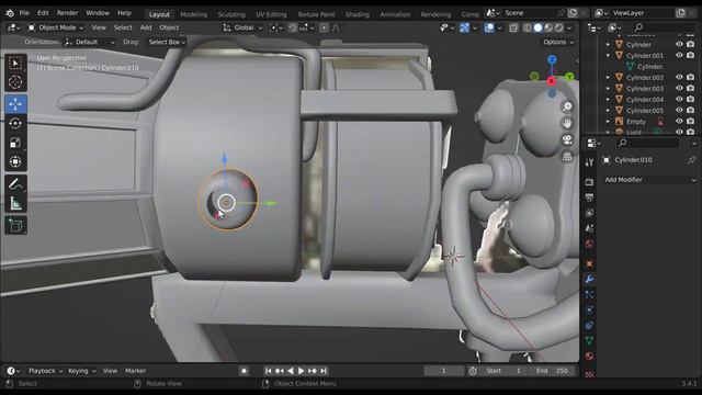 Call Of Duty Thunder Gun Modelling Timelapse Blender смотреть онлайн