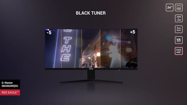 Immerse yourself in the game with the 34'' curved G-Master GB3466WQSU Red Eagle смотреть онлайн
