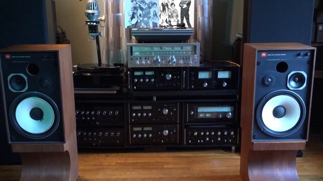 Sansui G-8000 Pure Power DC Stereo Receiver - JBL Control Monitor 4312A Floorstanding Speakers смотреть онлайн