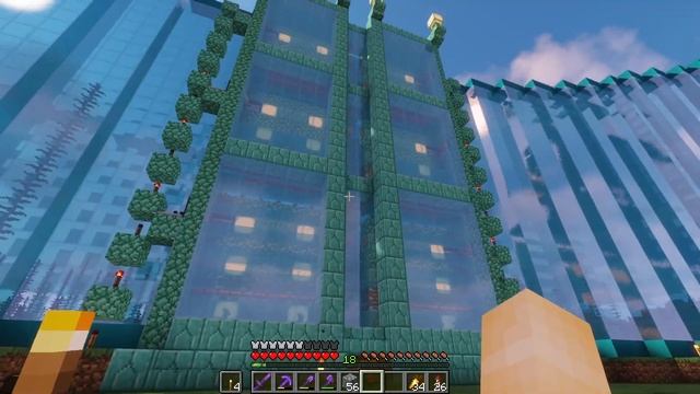Minecraft Vanilla 1.19.2 - #19 Фермерский комплекс ламинарии смотреть онлайн