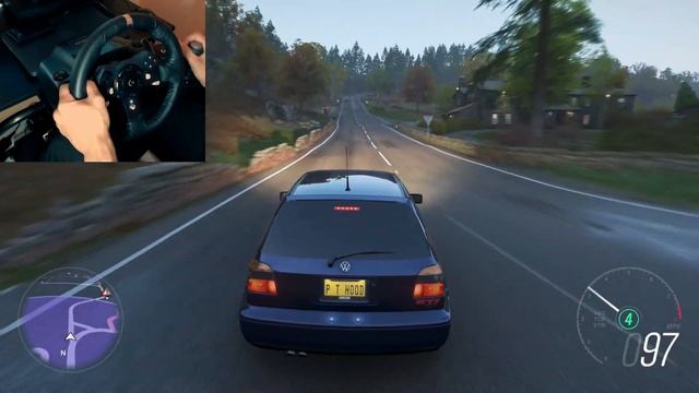 Volkswagen Golf GTI 1998 | Wheelcam | Forza Horizon 4 | gameplay смотреть онлайн
