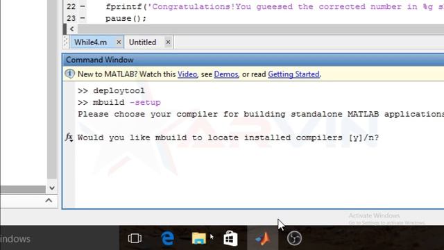 Tutorial: 6 》 Create .EXE (Executable) File from MATLAB Script (.m) File | MATLAB Compiler. смотреть онлайн