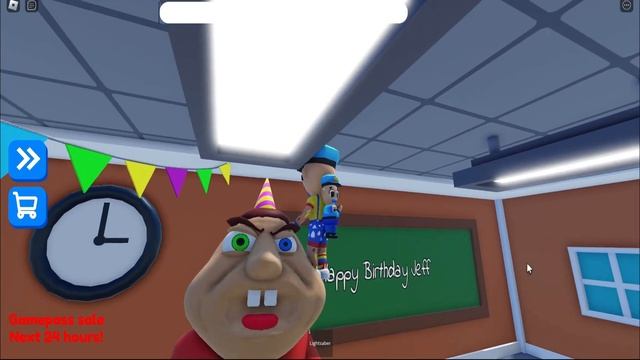 Roblox Escape Evil Brother & Jeff's School Party Obby смотреть онлайн