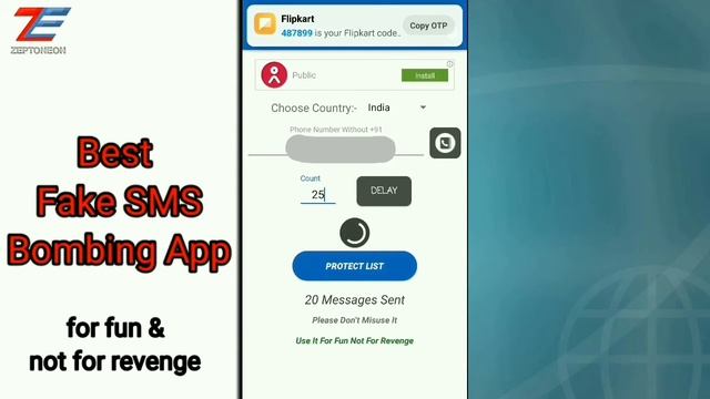 Best free SMS Bombing App || How to fool or get protected from being fooled смотреть онлайн