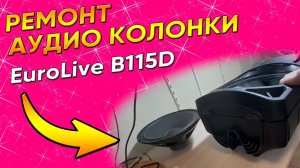 Нет низких частот | Ремонт аудиоколонки EuroLive B115D в Санкт-Петербурге (СПб) и Ленинградской обл.
