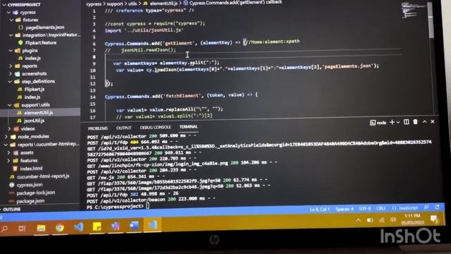 Cypress BDD Data Driven framework | Fetch locators from a .json file | Return Value from a function смотреть онлайн
