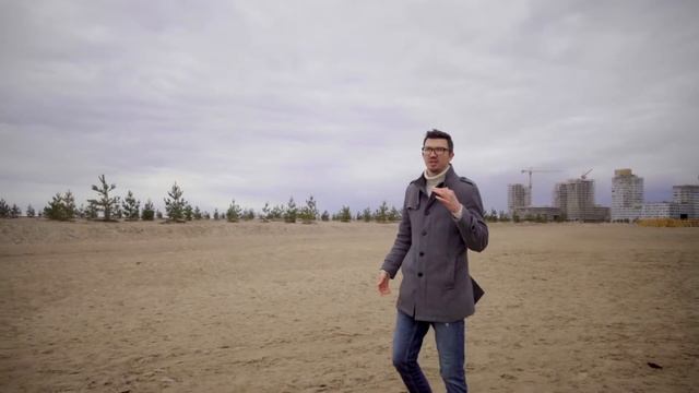 Морская набережная. Василеостровский район, намыв. Дома у залива. смотреть онлайн