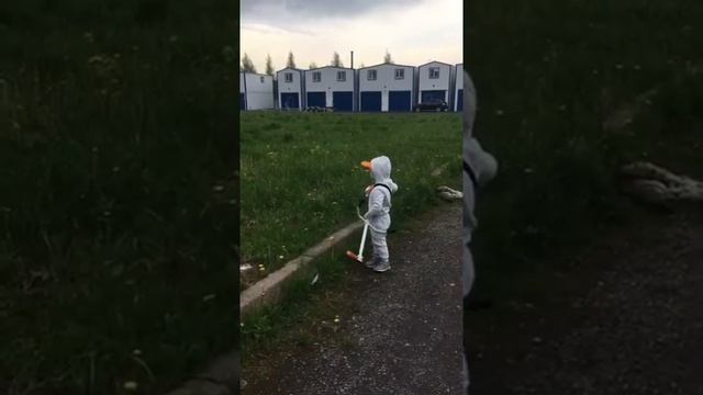 Моя детская мотокоса Stihl смотреть онлайн