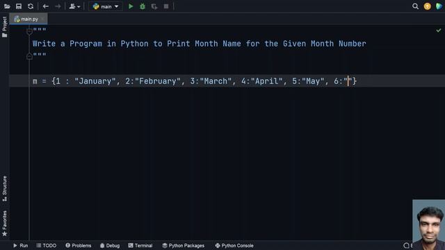 Write a Program in Python to Print Month Name for the Given Month Number смотреть онлайн