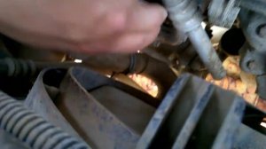 как снять генератор, ниссан