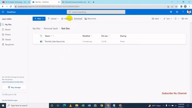How To Use Microsoft OneDrive Personal Vault - Bangla