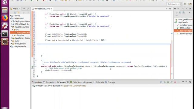 Servlet BMI Calculation смотреть онлайн