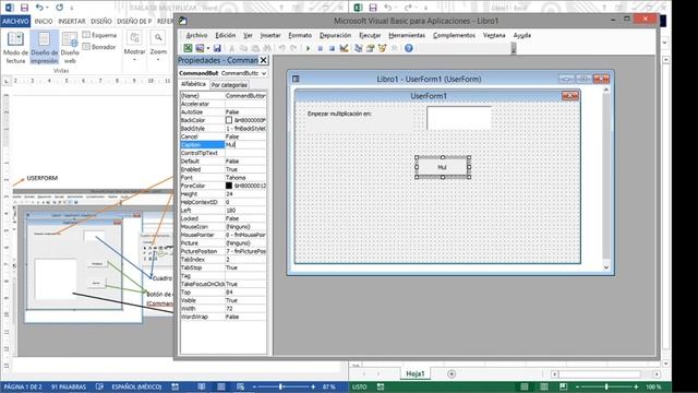 TABLA DE MULTIPLICAR VISUAL BASIC EN EXCEL смотреть онлайн