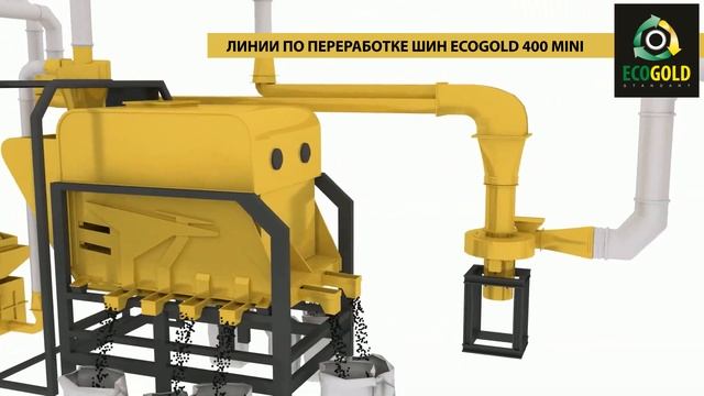 Линия переработки шин 400 кг/час Tyre recycling line 400 kg / h смотреть онлайн
