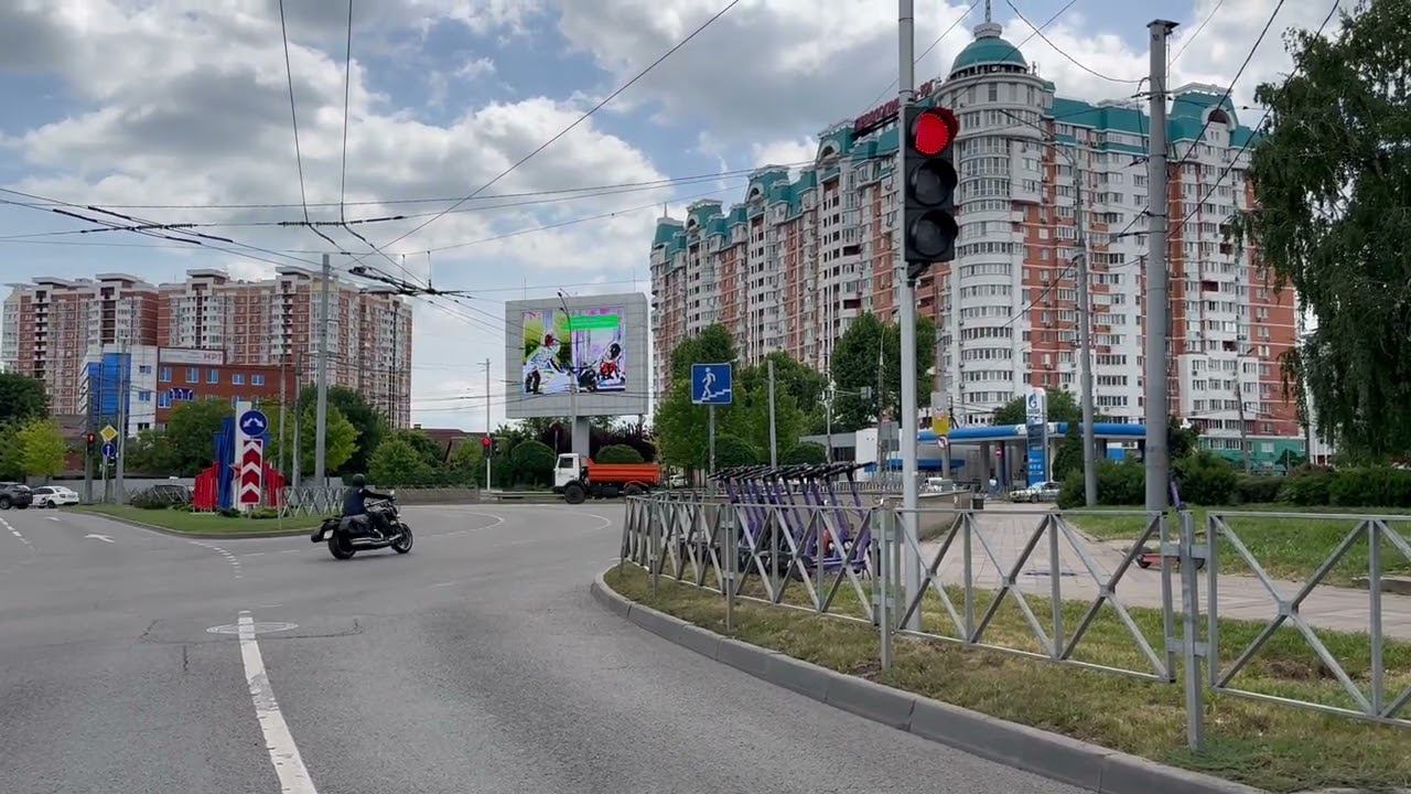 Краснодар, ул. Ставропольская - ул. Старокубанская А смотреть онлайн