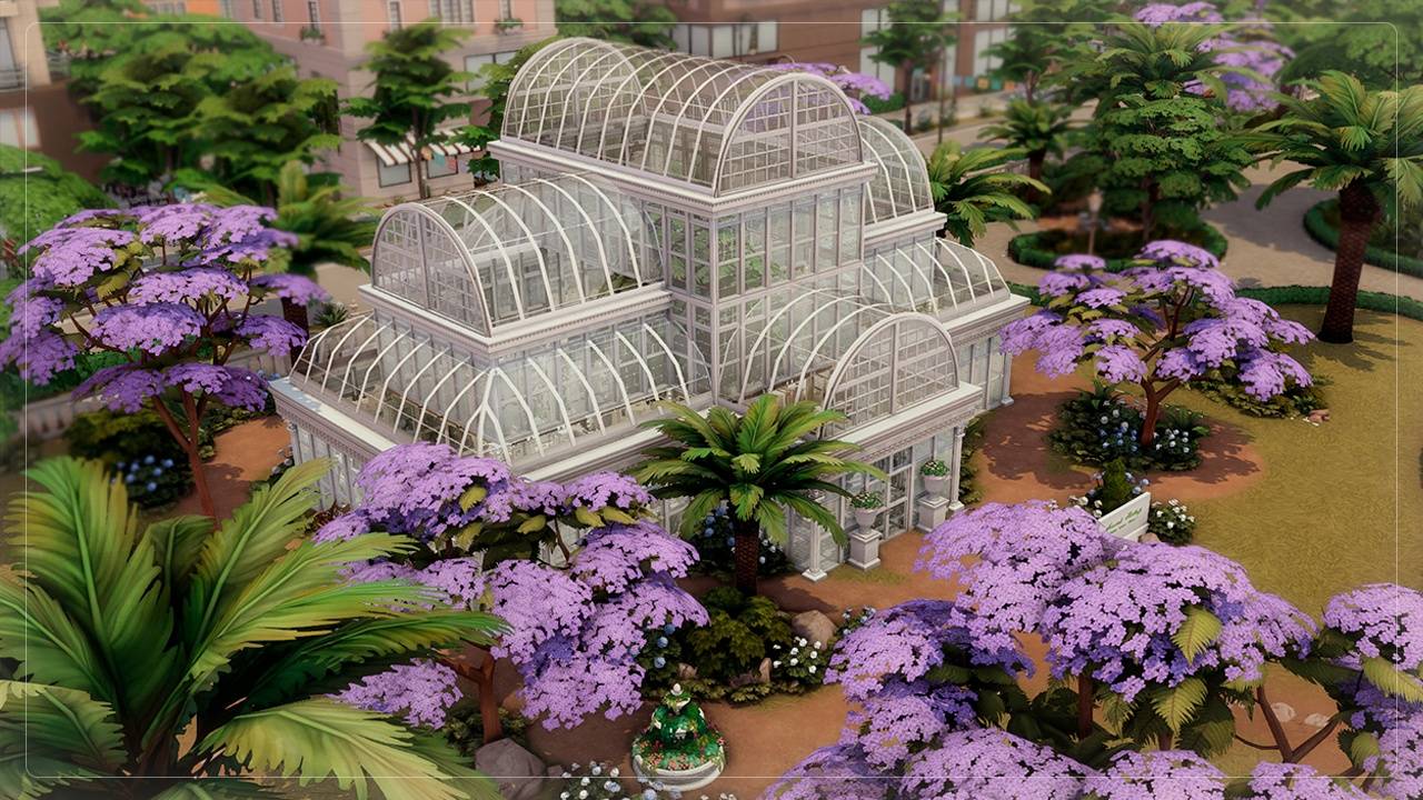 Ресторан Оранжерея 🌹 | Симс 4: Строительство | The Sims 4: SpeedBuild смотреть онлайн