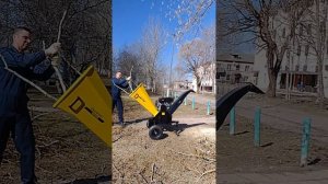 измельчитель веток чемпион