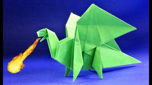 Как сделать дракона из бумаги. Оригами ДРАКОН