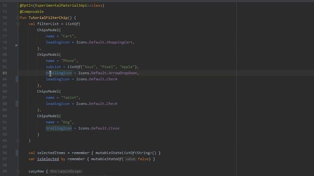 1# Chips: Filter, Input, Suggestion, Assist - Jetpack Compose смотреть онлайн