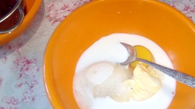 вишневый пирог ну очень вкусный