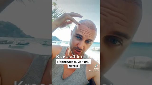 Пересадка зимой или летом? Плюсы и минусы (ксли коротко) #пересадкаволос #krasav4ik #КРАСАВЧИК смотреть онлайн