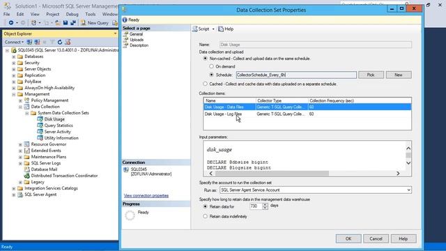 Microsoft SQL Server 2016: Enabling a Data Collector смотреть онлайн